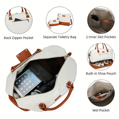 Travel Toiletry Bag – 3 Piece, Large Capacity, for Travel & Work – detail view 7