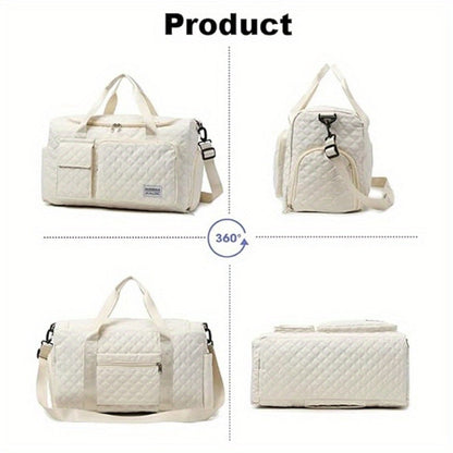 Travel Toiletry Bag – for Travel, Weekender Shoe Compartment Toiletry Oxford – detail view 15
