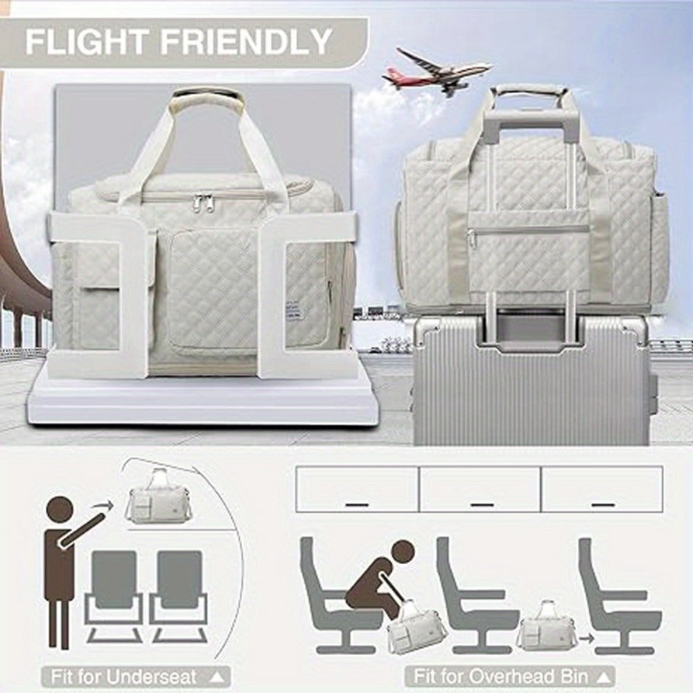 Travel Toiletry Bag – for Travel, Weekender Shoe Compartment Toiletry Oxford – detail view 23
