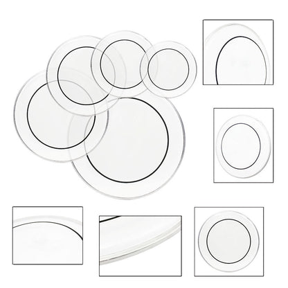 Transparent Drum Head Set, 12 to 22-Inch Heads for Compatible Drum Kits detail image - detail view 4