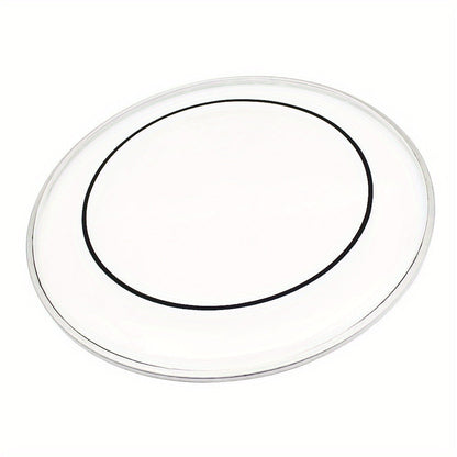 Transparent Drum Head Set, 12 to 22-Inch Heads for Compatible Drum Kits detail image - detail view 6