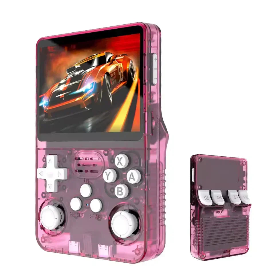 Handheld Game Console R36S with 3.5-Inch IPS HD, 640x480 resolution, 64GB or 128GB Options, 2600mAh Battery