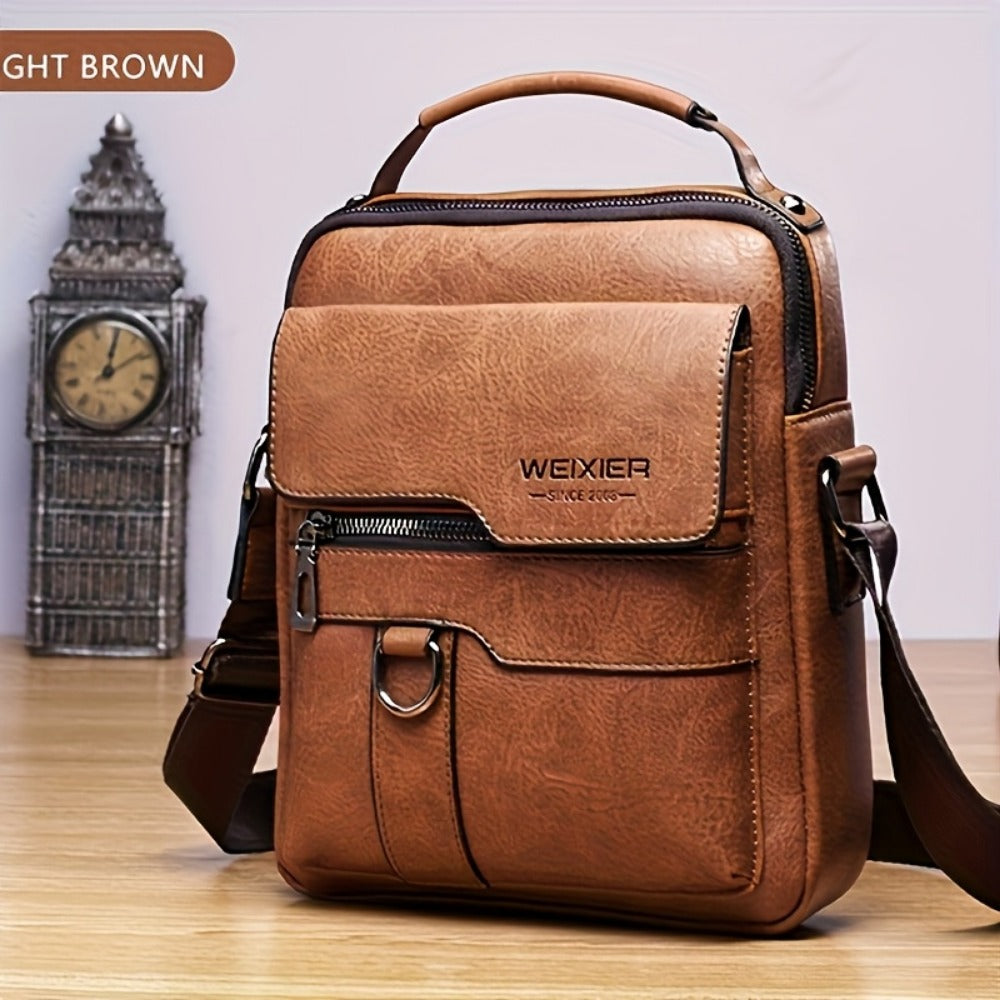 Travel Backpack – Genuine Leather, Large Capacity, for Travel & Work – detail view 4