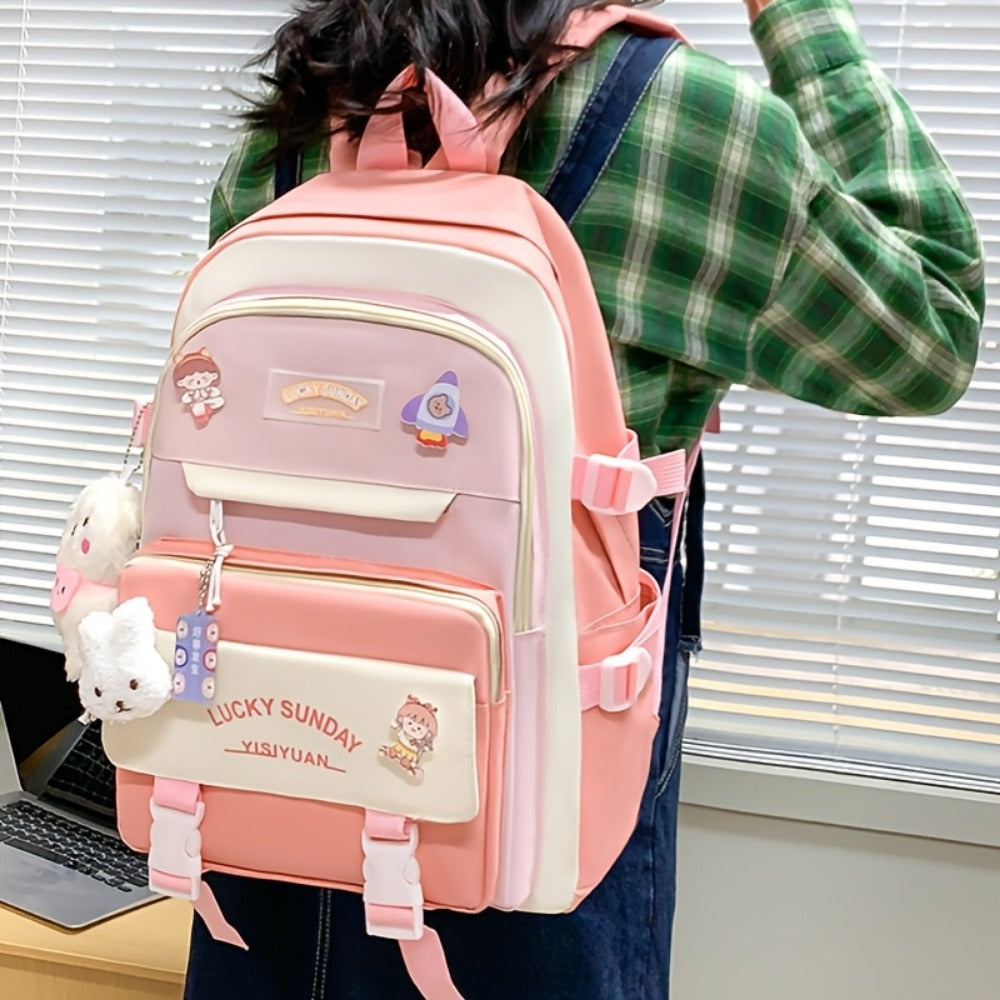 Travel Backpack – 5-Piece, Large Capacity, Lightweight, for Travel & School – detail view 19