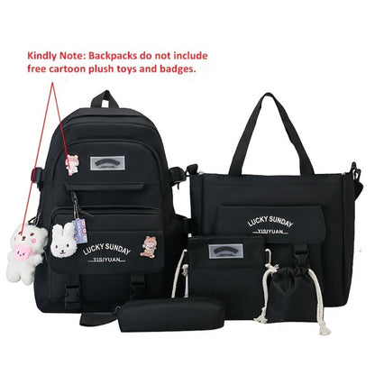 Travel Backpack – 5-Piece, Large Capacity, Lightweight, for Travel & School – detail view 10