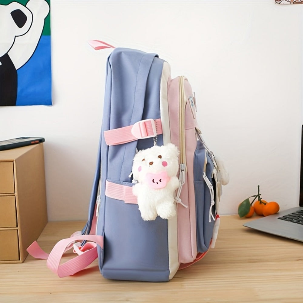 Travel Backpack – 5-Piece, Large Capacity, Lightweight, for Travel & School – detail view 5