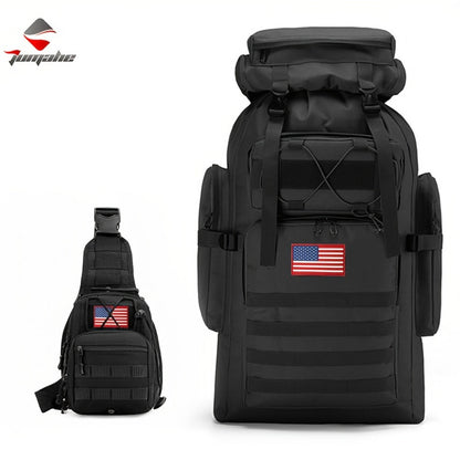 Travel Backpack – 80L, Large Capacity, Multi-Pocket – detail view 11
