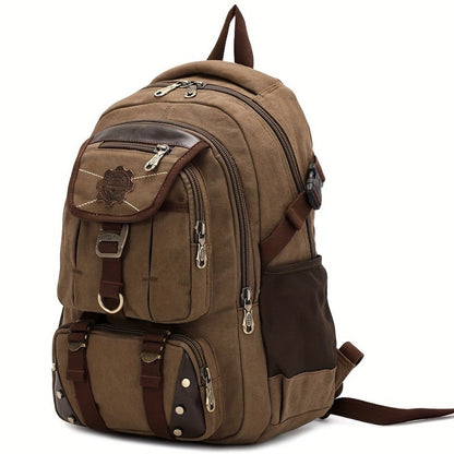 Travel Backpack – Canvas, Large Capacity, for Travel & School – detail view 4