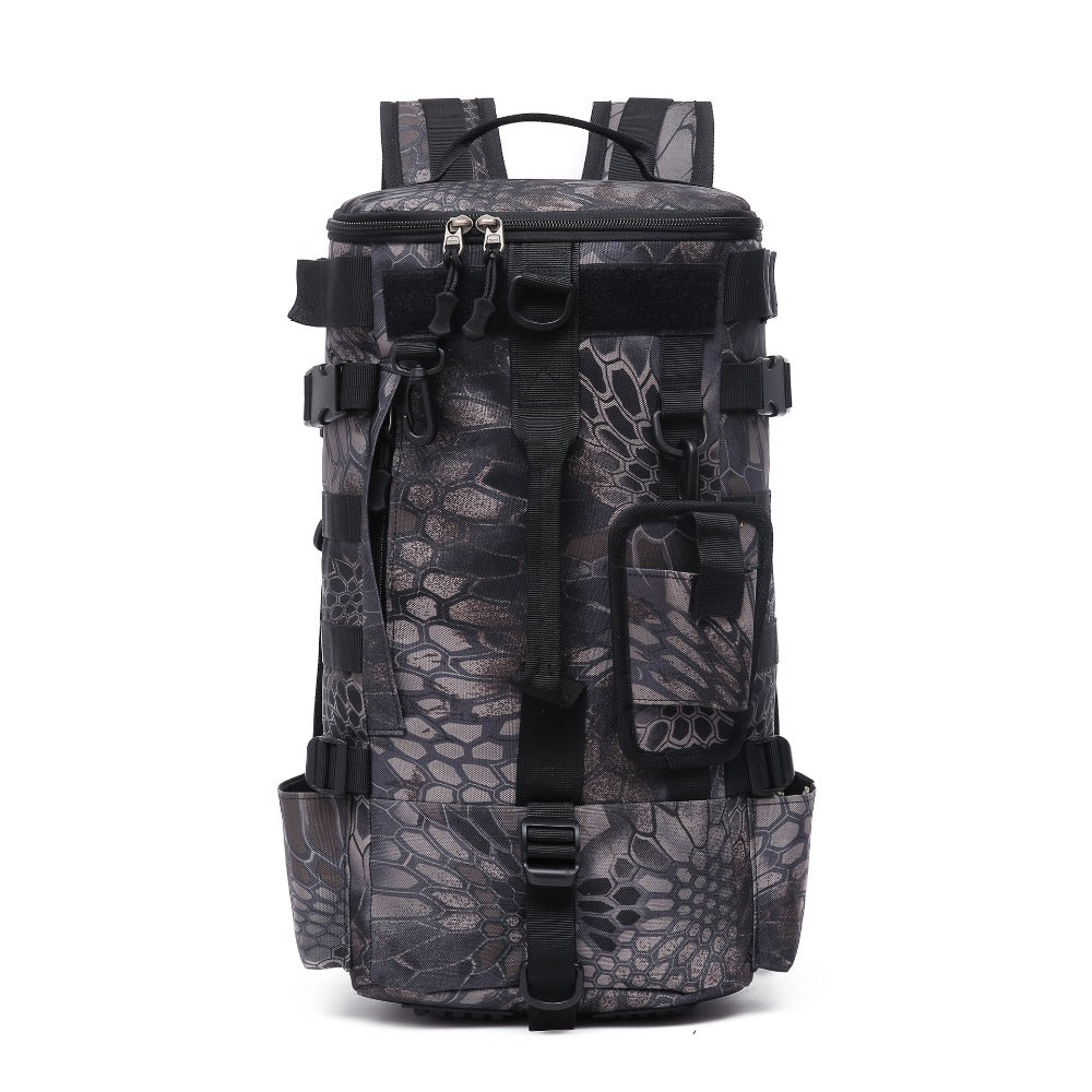 Travel Backpack – Convertible, Fishing Lure Compartment Dry Wet – detail view 19