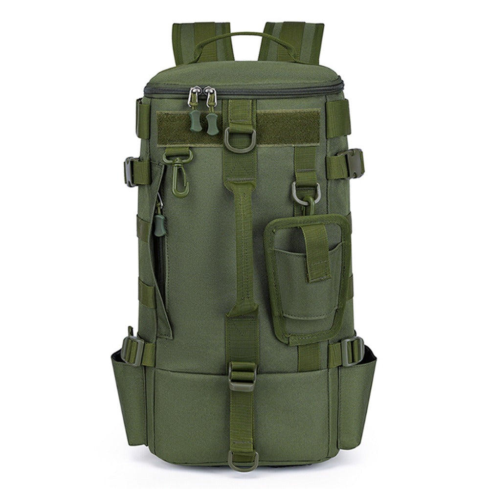 Travel Backpack – Convertible, Fishing Lure Compartment Dry Wet – detail view 11