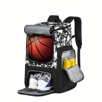 Travel Backpack – Large Capacity, Youth Basketball Shoe Compartment Multifunctional – alternate view