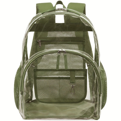Travel Backpack – PVC, Clear, Transparent, for Travel & Work – detail view 11