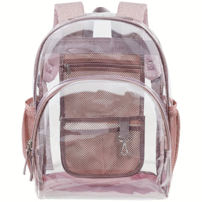 Travel Backpack – PVC, Clear, Transparent, for Travel & Work – detail view 19