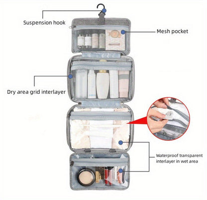 Travel Makeup Bag – Waterproof, Foldable, for Travel – detail view 10