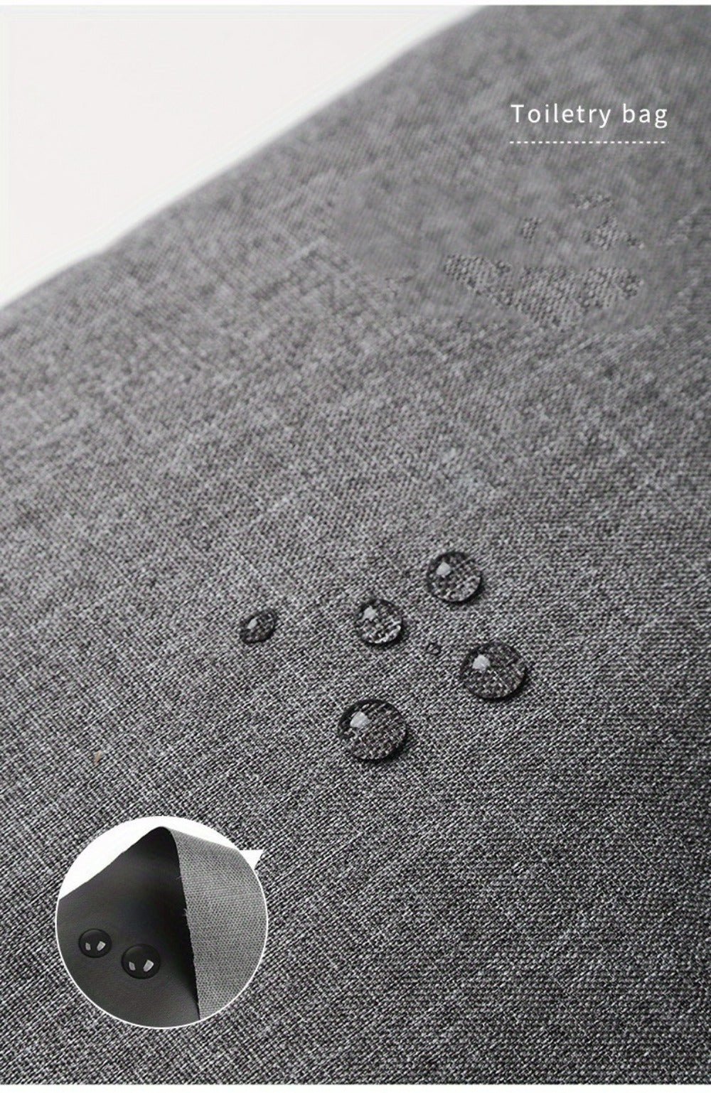 Travel Makeup Bag – Waterproof, Foldable, for Travel – detail view 11