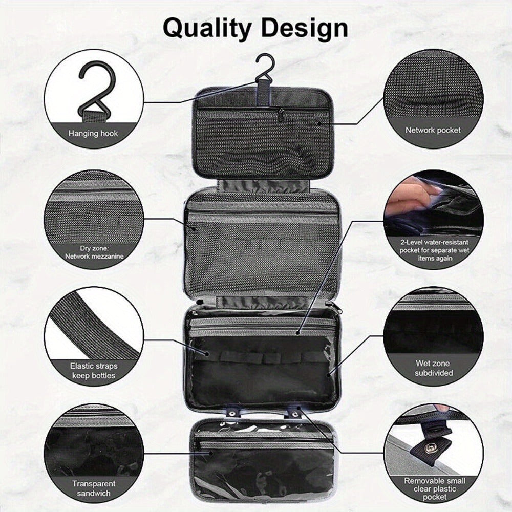 Travel Makeup Bag – Waterproof, Foldable, for Travel – detail view 12