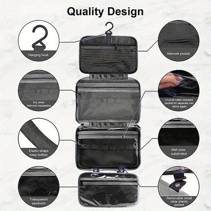 Travel Makeup Bag – Waterproof, Foldable, for Travel – detail view 12