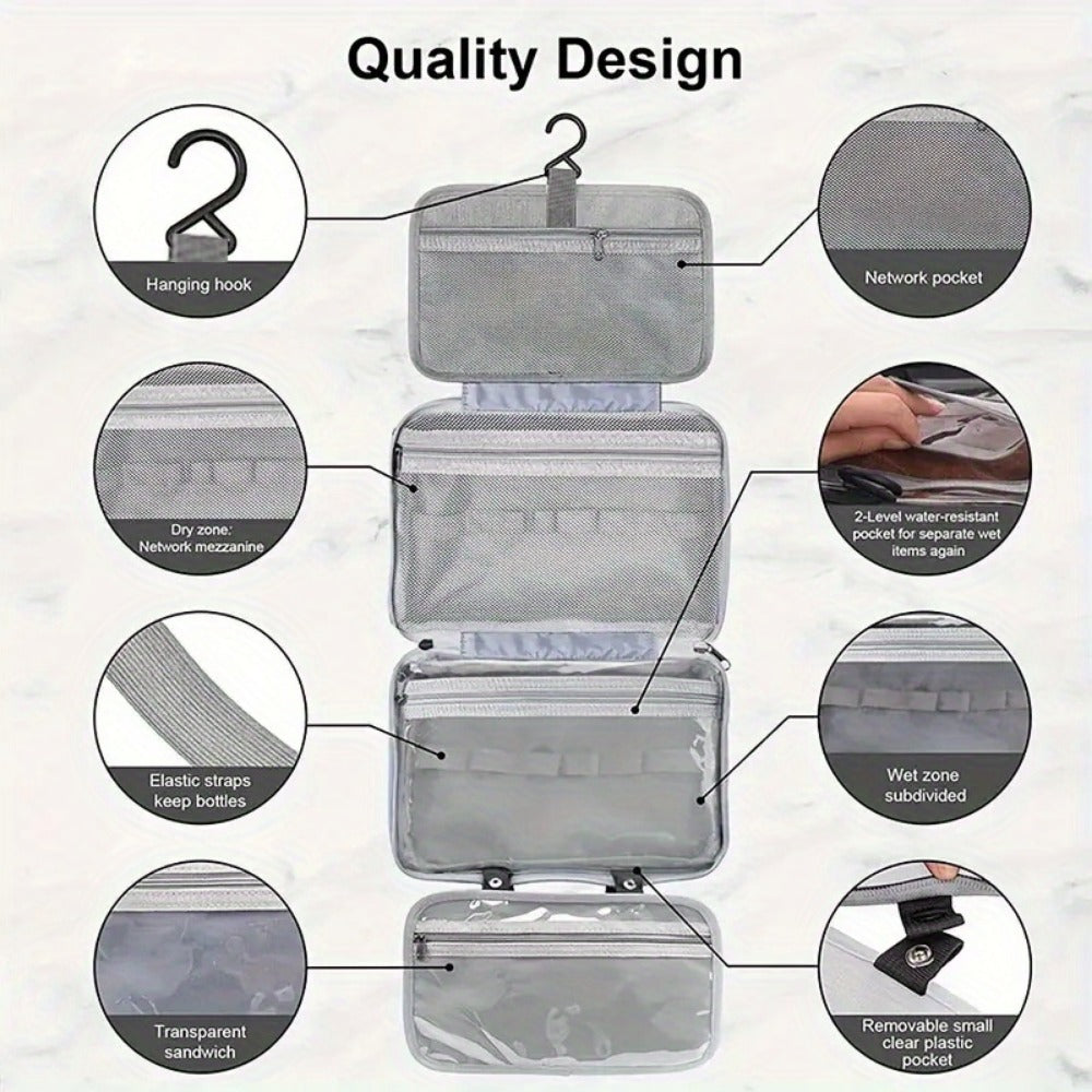 Travel Makeup Bag – Waterproof, Foldable, for Travel – detail view 13
