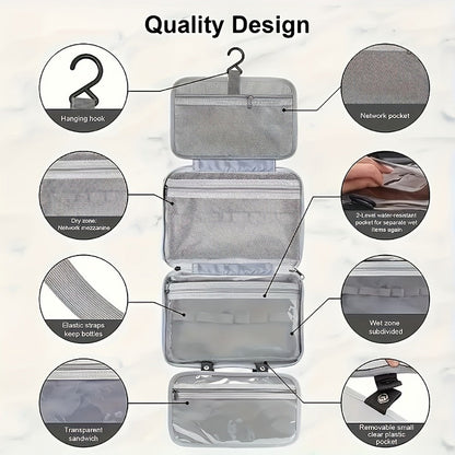 Travel Makeup Bag – Waterproof, Foldable, for Travel – detail view 4