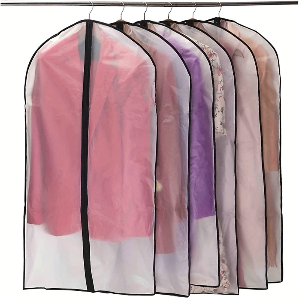 Travel Organizer Bag – 6-Pack, 4 Inch, Transparent, Clear – front view
