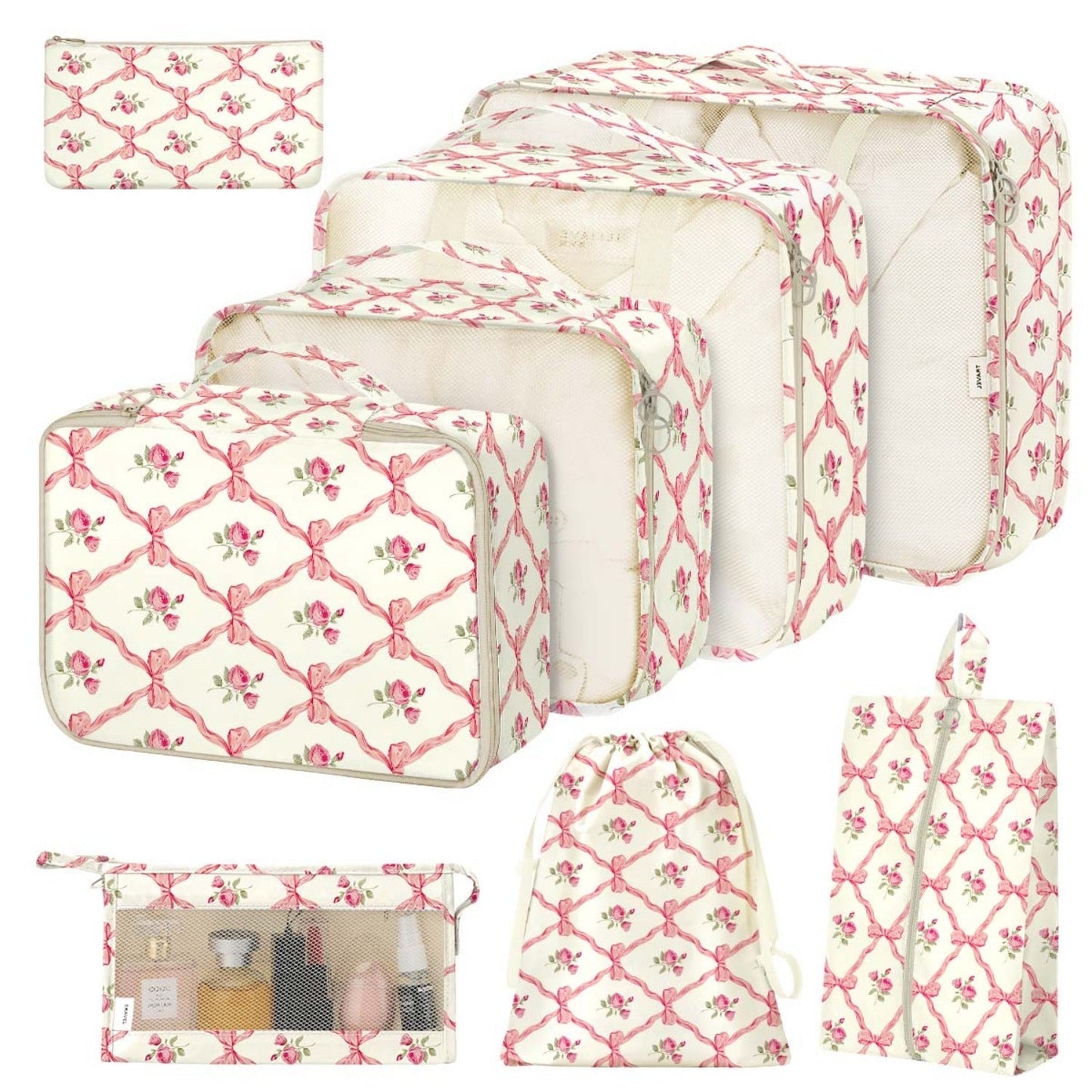 Travel Organizer Bag – 8 Piece, Polyester, for Travel – detail view 4