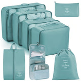 Hooks Bag 8-piece Set - Sky Blue