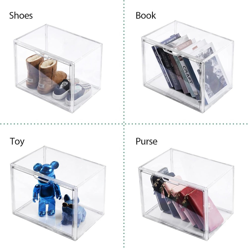Travel Organizer Bag – Clear, Clear Acrylic Organizer Closet Storage – detail view 18