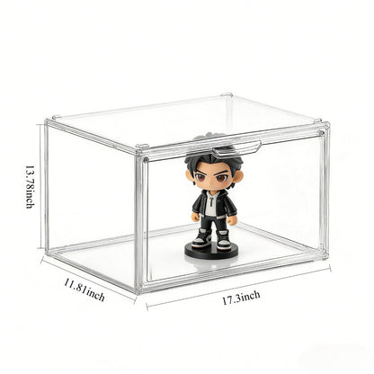 Travel Organizer Bag – Clear, Clear Acrylic Organizer Closet Storage – detail view 3