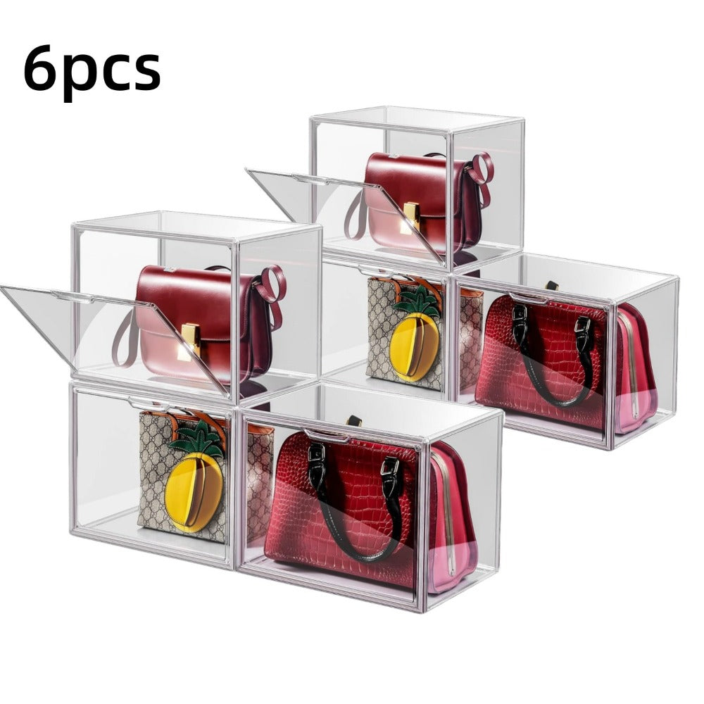 Travel Organizer Bag – Clear, Clear Acrylic Organizer Closet Storage – detail view 6