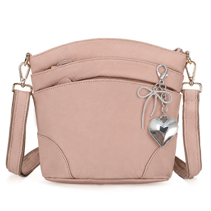 Travel Organizer Bag – Genuine Leather, Adjustable Strap, for Travel & Work – detail view 3