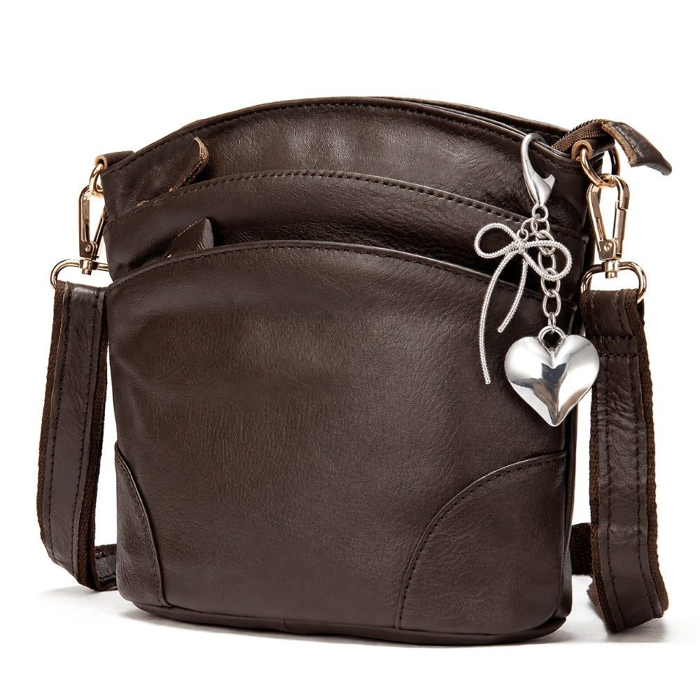 Travel Organizer Bag – Genuine Leather, Adjustable Strap, for Travel & Work – detail view 25