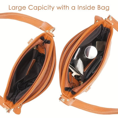 Travel Organizer Bag – Genuine Leather, Adjustable Strap, for Travel & Work – detail view 32
