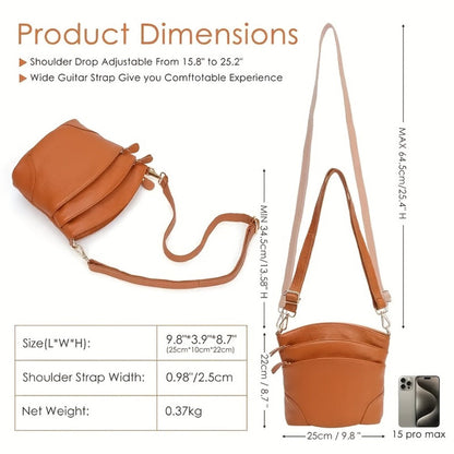 Travel Organizer Bag – Genuine Leather, Adjustable Strap, for Travel & Work – detail view 35