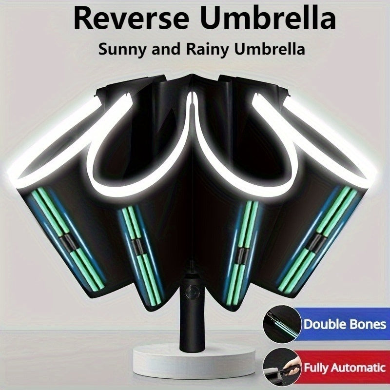 Travel Umbrella – Automatic, Windproof, Lightweight, for Travel – front view - product view 16