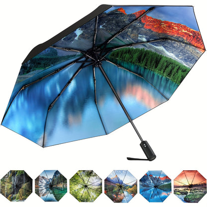Travel Umbrella – Compact, Windproof, Foldable, for Travel & Work – detail view 18