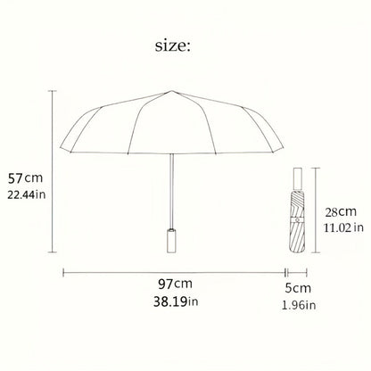Travel Umbrella – Compact, Windproof, Lightweight, for Travel – detail view 3