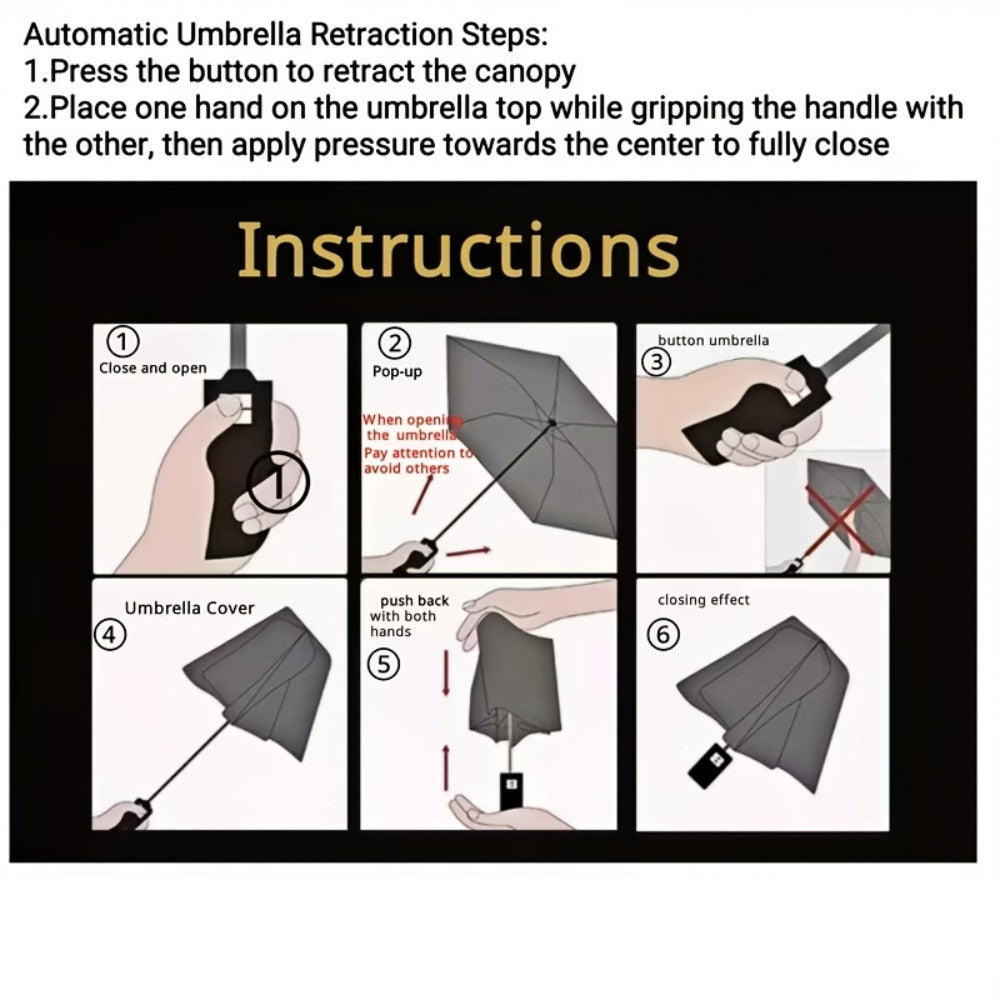 Travel Umbrella – Lightweight, for Travel – detail view 9