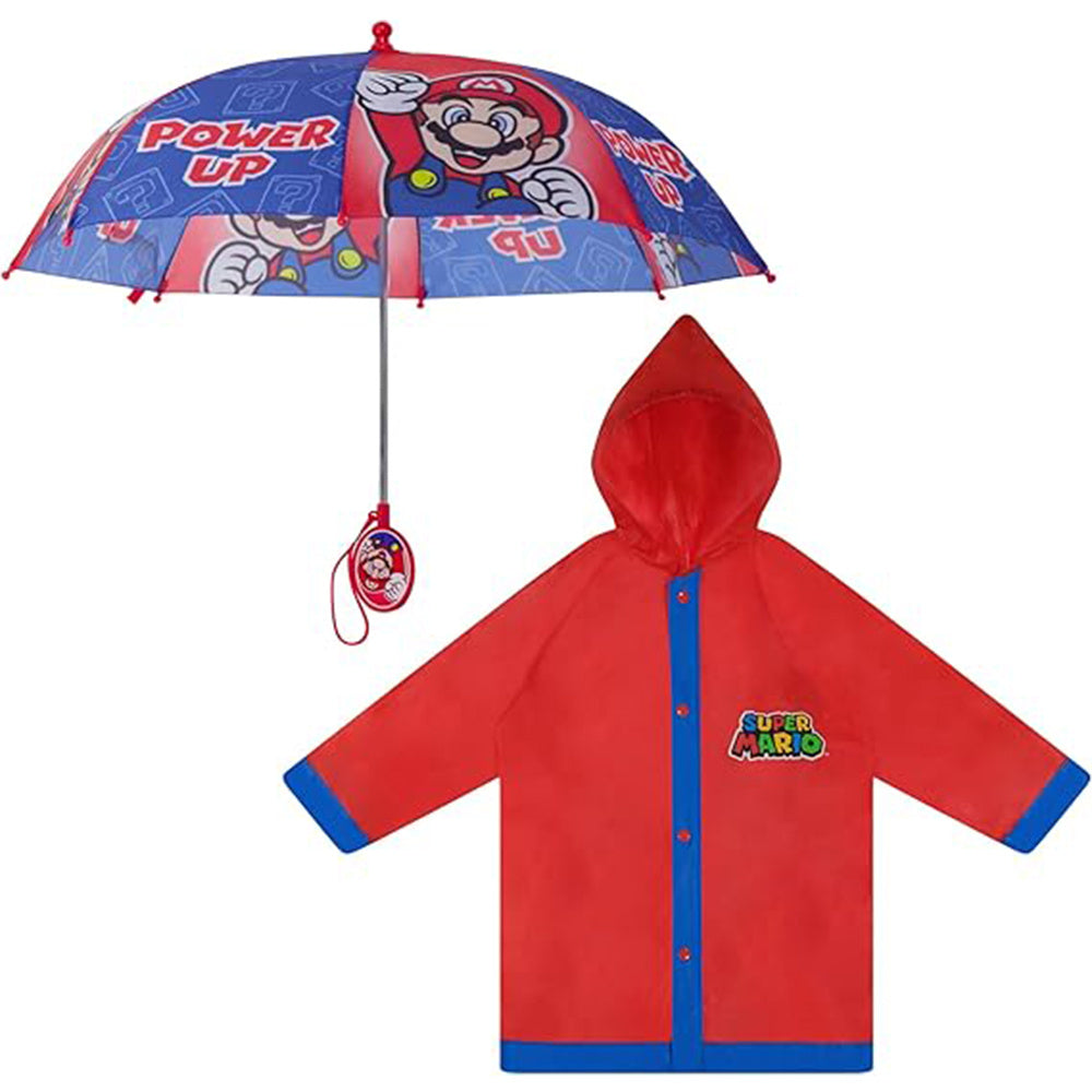 Travel Umbrella – Waterproof, Super Mario Kids Umbrella Rain – detail view 2