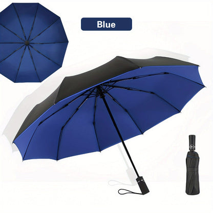 Travel Umbrella – Windproof, Large Windproof Umbrella Rib Auto – detail view 6