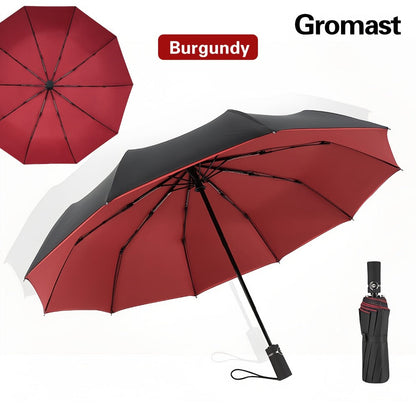 Travel Umbrella – Windproof, Large Windproof Umbrella Rib Auto – detail view 8
