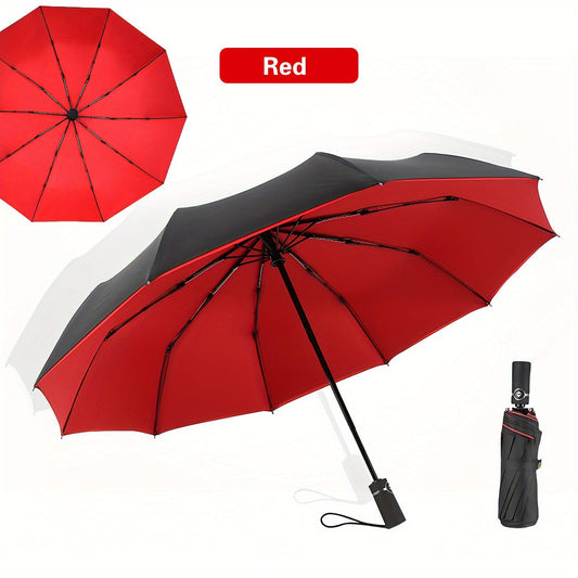 Travel Umbrella – Windproof, Large Windproof Umbrella Rib Auto – detail view 17
