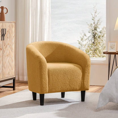 Accent Chair shown in the Mustard Yellow option