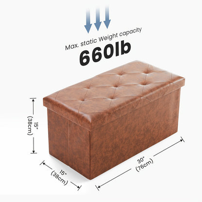 Ottoman shown in the BROWN, 30INCH option
