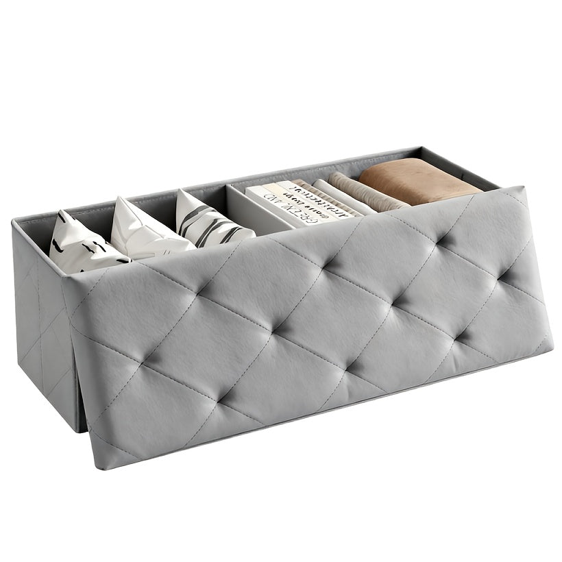 Ottoman shown in the GREY, 43 INCH option