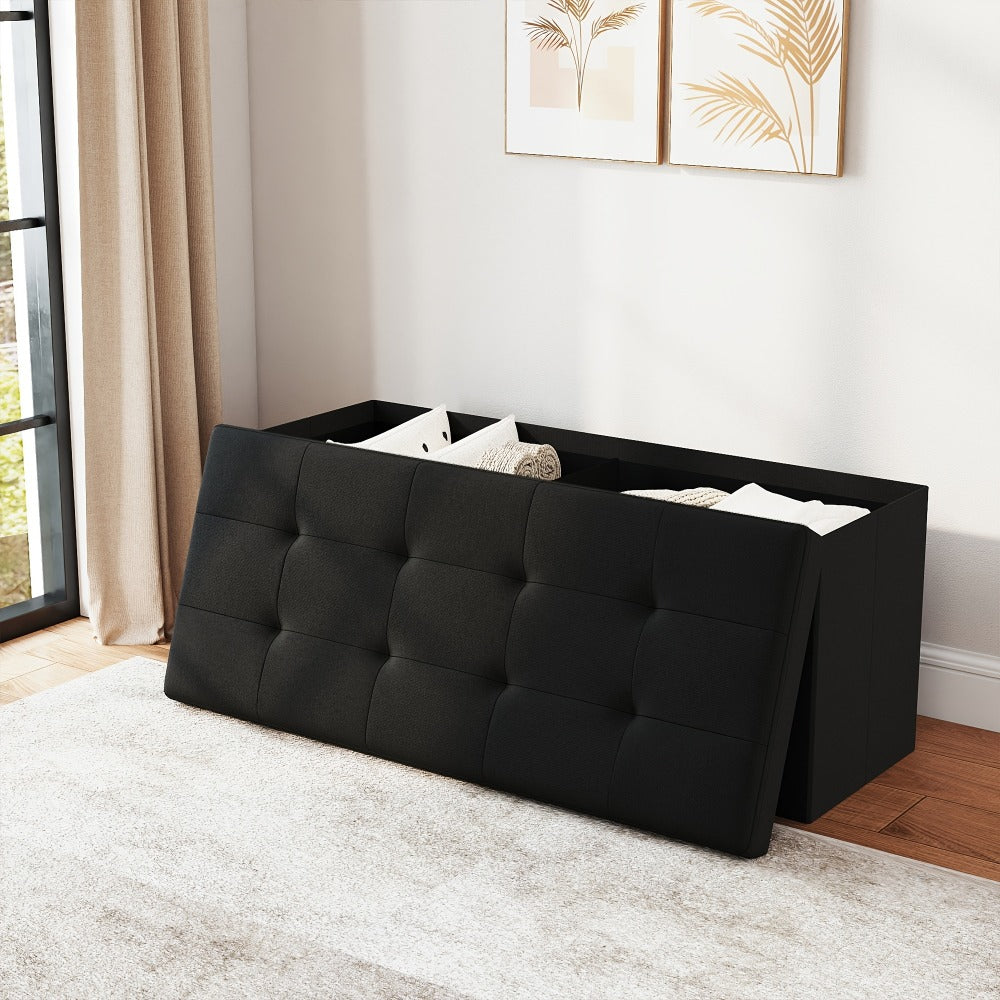Upholstered Ottoman with Padded Seat and Hidden Storage for Living Room detail image - detail view 8