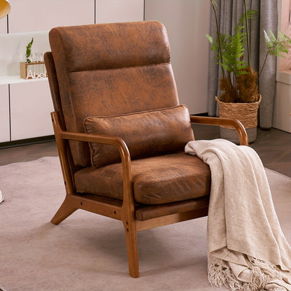 Accent Chair shown in the Microfiber-Rustic, 1set option