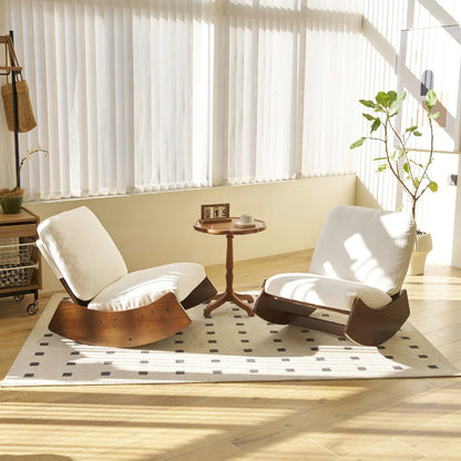 Upholstered Solid Wood Accent Chairs And Glider Chairs for Living Room and Bedroom detail image - detail view 3
