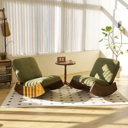 Upholstered Solid Wood Accent Chairs And Glider Chairs for Living Room and Bedroom detail image - detail view 7