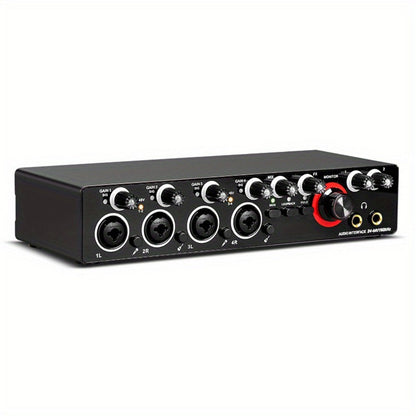 USB Audio Interface, 192Khz, Professional, 4-Channel, Sound for Recording and Streaming detail image - detail view 7