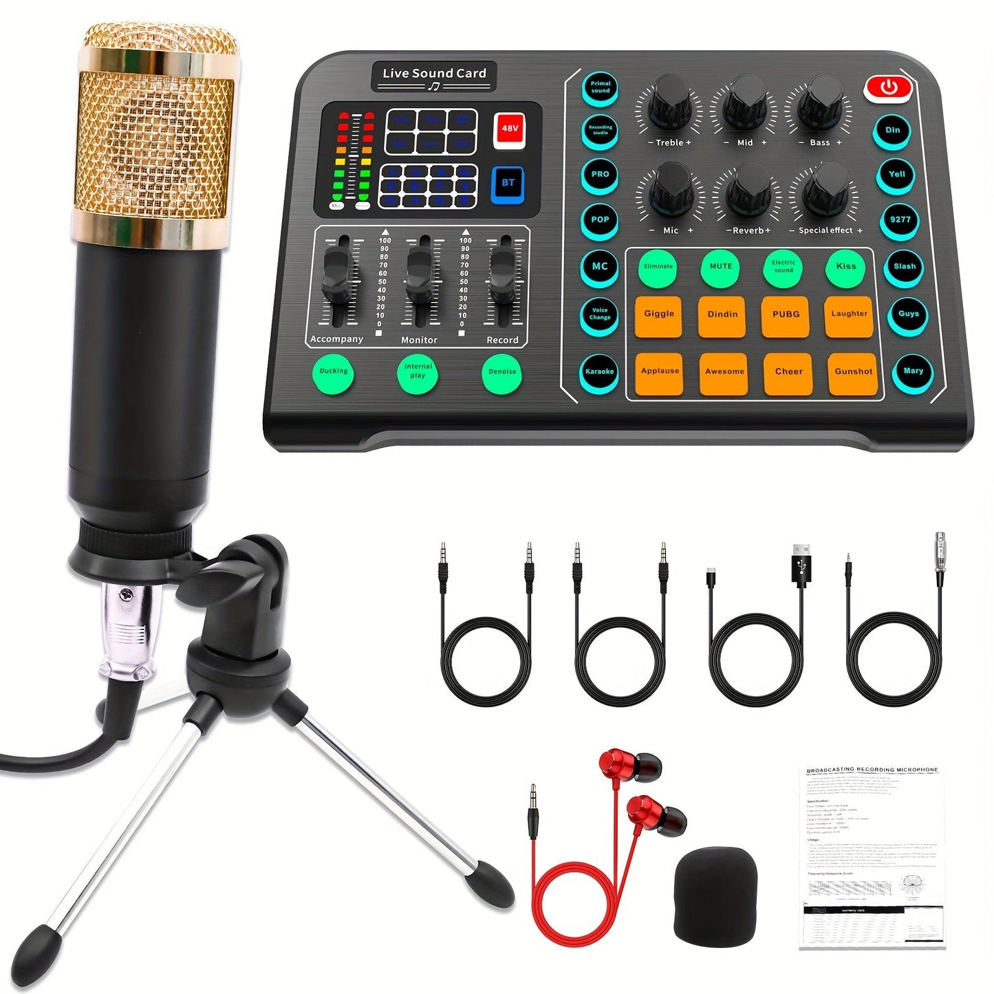 USB Audio Interface shown in the M6 with Tripod & Earphone option